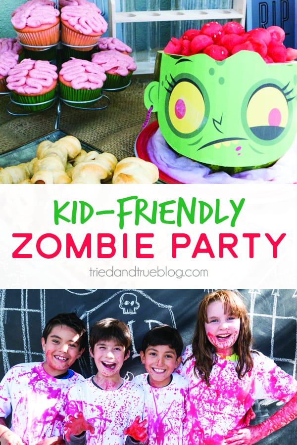 Halloween Zombie Party for Kids! - www.triedandtrueblog.com