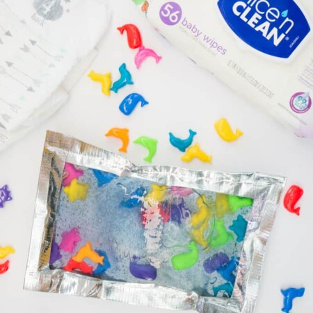 Entertaining your child during a diaper change has never been easier than with this quick project!