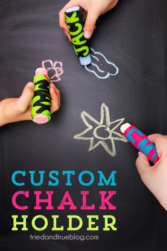 Custom Sidewalk Chalk Holder for SPD - Tried & True Creative