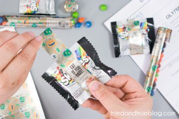 Free Printable Zombie Skittles Candy Labels - Tried & True Creative