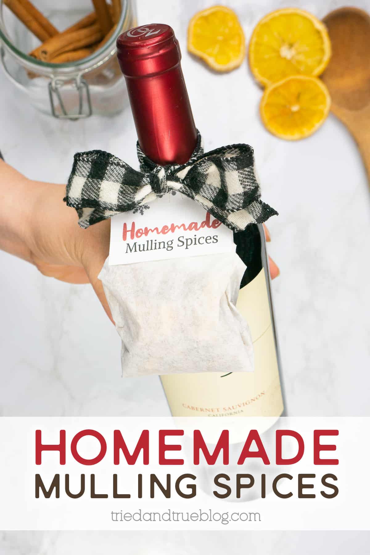 Homemade Mulling Spices Holiday Gift - Tried &amp; True Creative