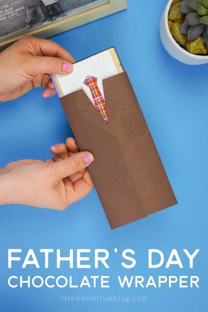 Father's Day Candy Bar Wrapper Free SVG &amp; Printable