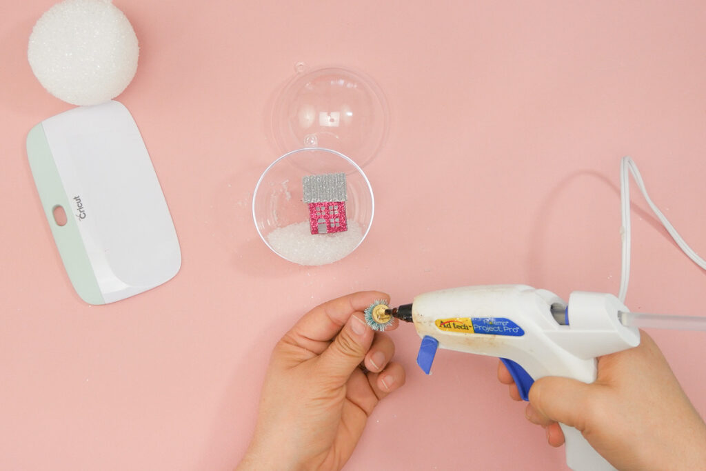 How to Make a Mini Snow Globe Ornament - Tried & True Creative