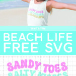 Beach life free svg.