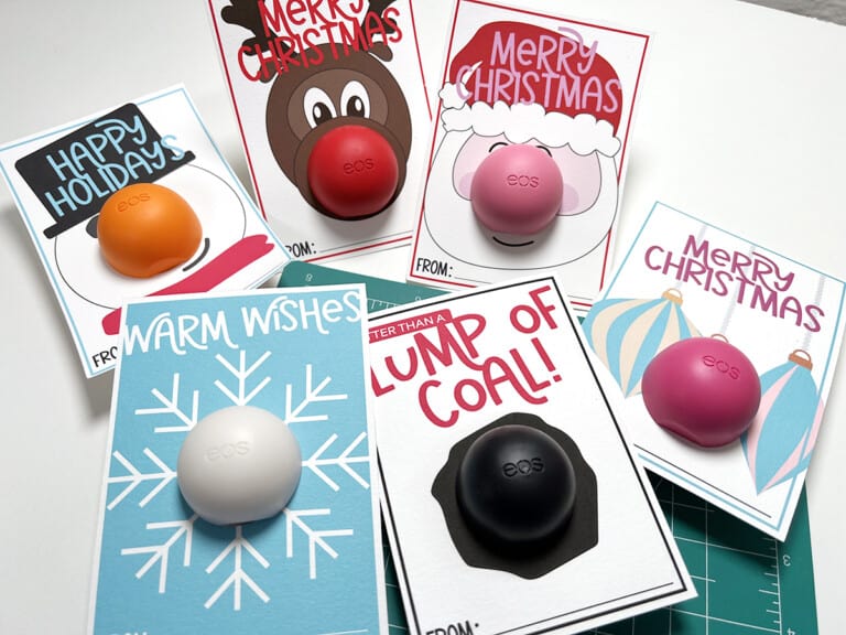 Free Christmas Lip Balm Printables! - Tried &amp; True Creative